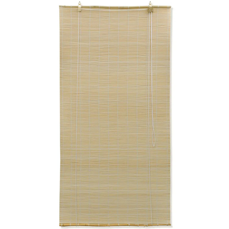 Room Darkening Roller Shade, Natural Brown, 160cm L x 100cm W