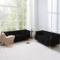 Retro Chesterfield Velvet Sofa Set For Living Room