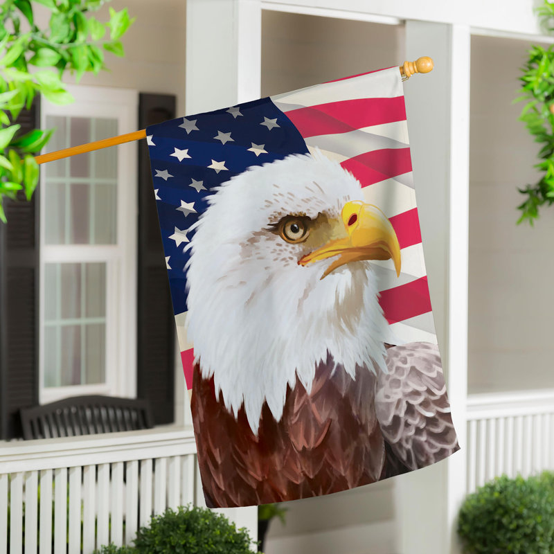 Drapeau de maison American Eagle