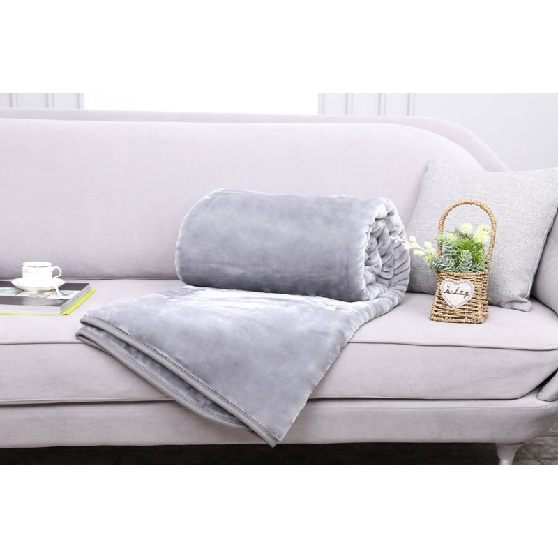 Bernestine Throw Blanket, Silver, W200 x L240cm