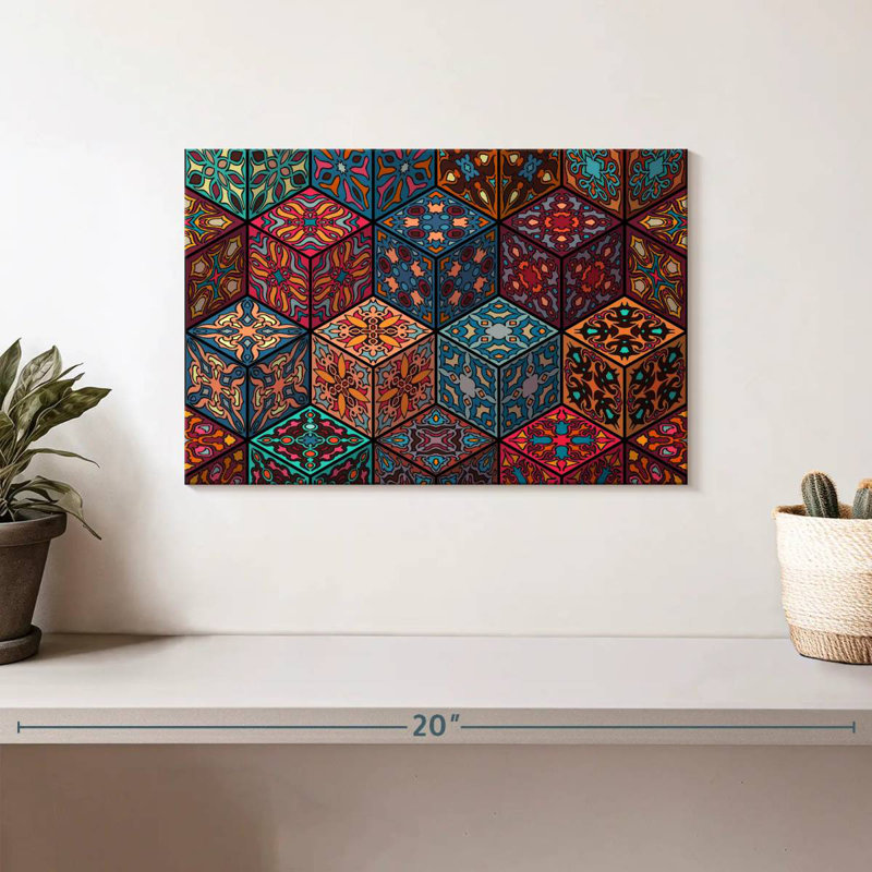 Cubes de mandala Kerner, H 8 po x l 12 po