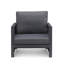 Pawni Teak Patio Arm Chair with Custom Cover