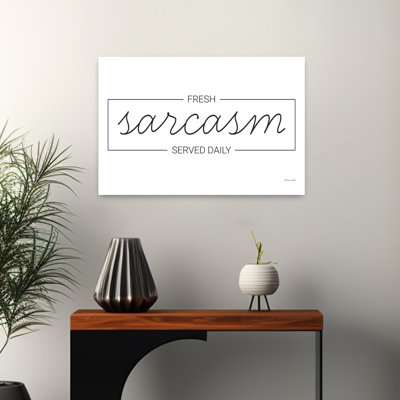 Fresh Sarcasm Served Daily 1, art contemporain abstrait
