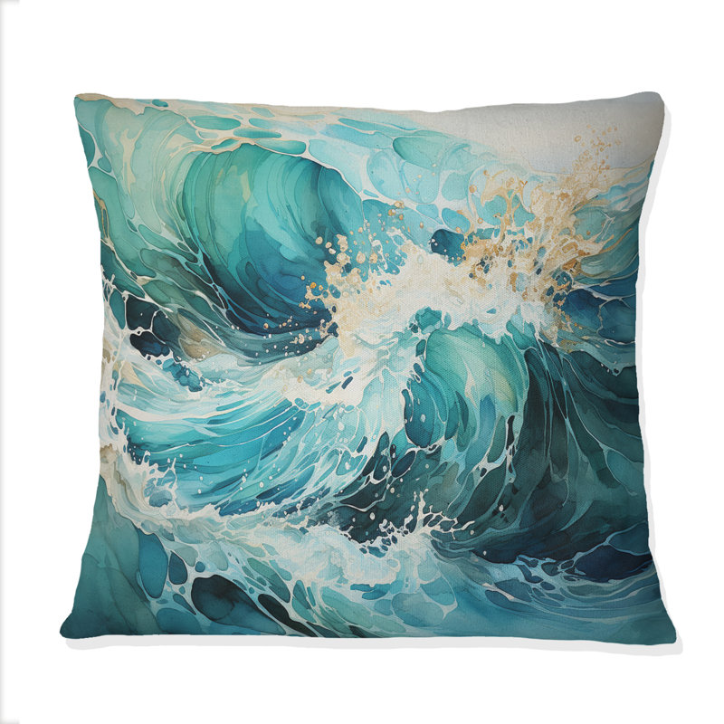 Coussin Oceanic Collage III - Abstract Collages