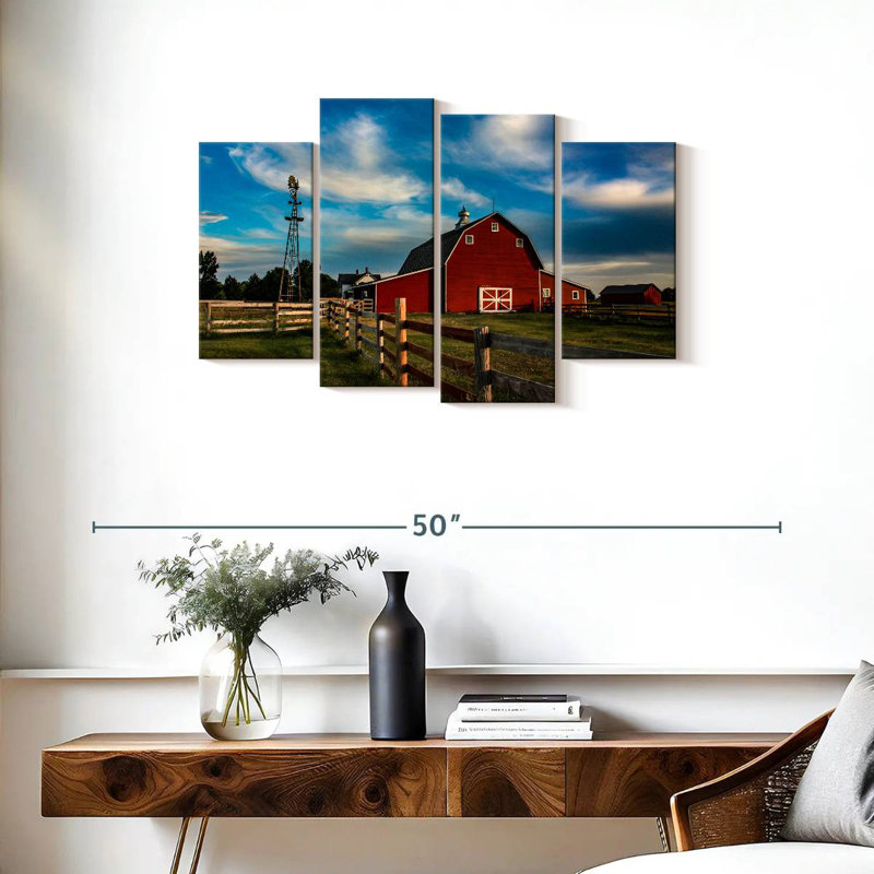 Lilie Windmill By The Farmhouse