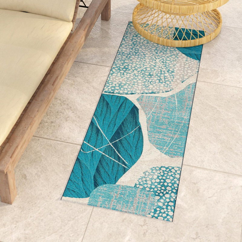 Keazia Indoor/Outdoor Area Rug, Runner 2'7" x 12'