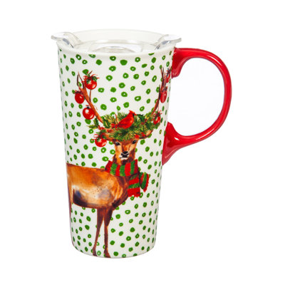 The Holiday Aisle® Karlie Ceramic Travel Mug