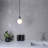 Enno 1 - Light Matte Black Single Pendant