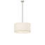 24" Wide Cilindro Mushroom Pleated Textrene Pendant