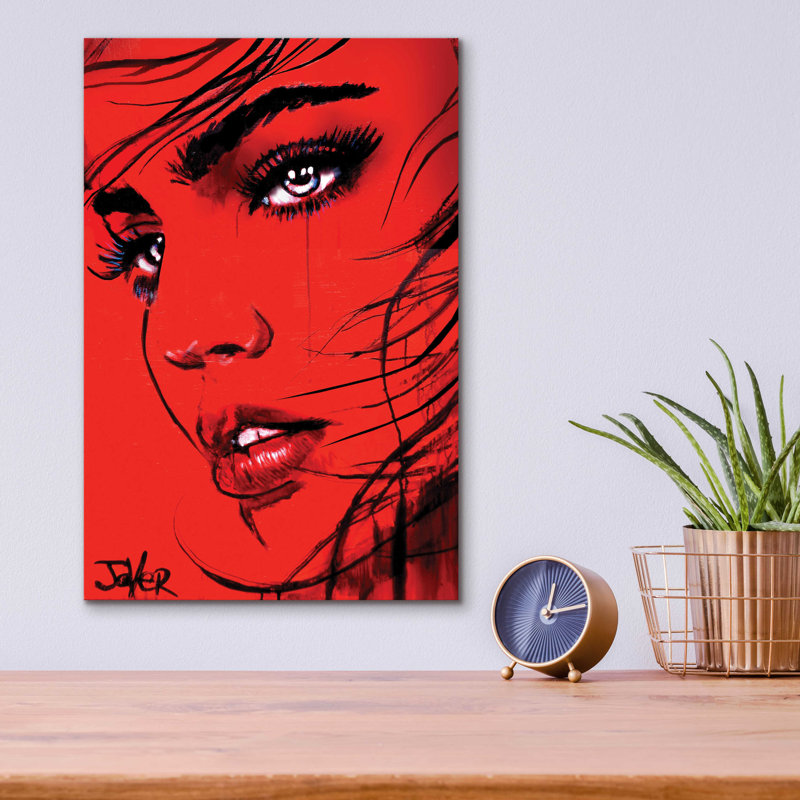 «Crimson Utopia» par Loui Jover, H 16 po x l 12 po
