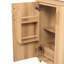 Lavabo de meuble-lavabo de 30 po, allure naturelle. Bois massif et composition. Lavabo en céramique lisse. Tablette réglable. Armoire à tiroirs fonctionnelle avec deux lavabos et rangement, attrait. Lavabo artisanal. Lavabo à tiroir. Portes.