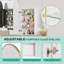 Aishwarya Vintage Arched Bathroom Mirror Cabinet 40x80cm, 4 Shelf