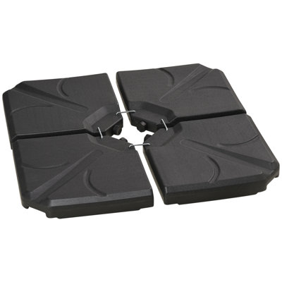Base de parasol autoportante en plastique Mollie-Ann