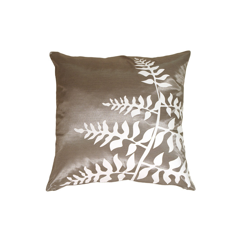 Coussin de lit Marion, Gris / Blanc