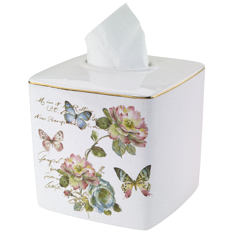 Couvre-boîte de papier hygiénique Butterfly Garden