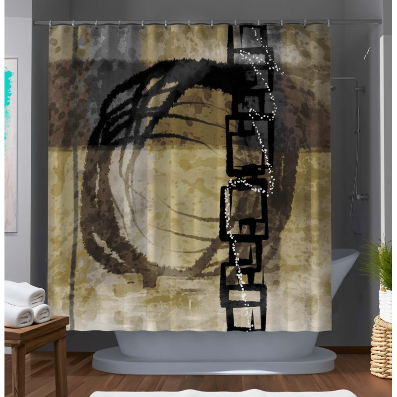 Abstract Shower Curtain