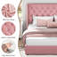 Lit plateforme tapissier Kewania Bedback-688915720-688915721
