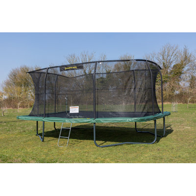 12ft x 17ft Rectangular JumpKing Trampoline with Safety Enclosure