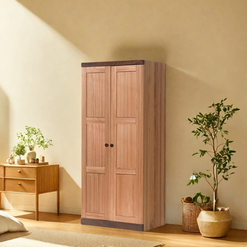 Garde-robe simple rétro, H 78,74 po x l 31,50 po x P 22,05 po