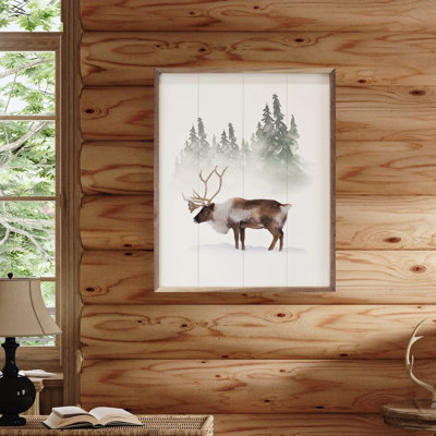 Watercolor Caribou