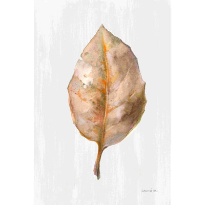 «Fallen Leaf II Texture» par Danhui Nai - peinture sur toile tendue