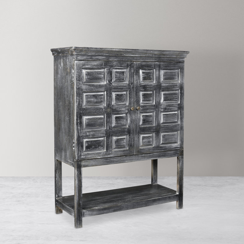 Khiem Solid Wood Accent Cabinet
