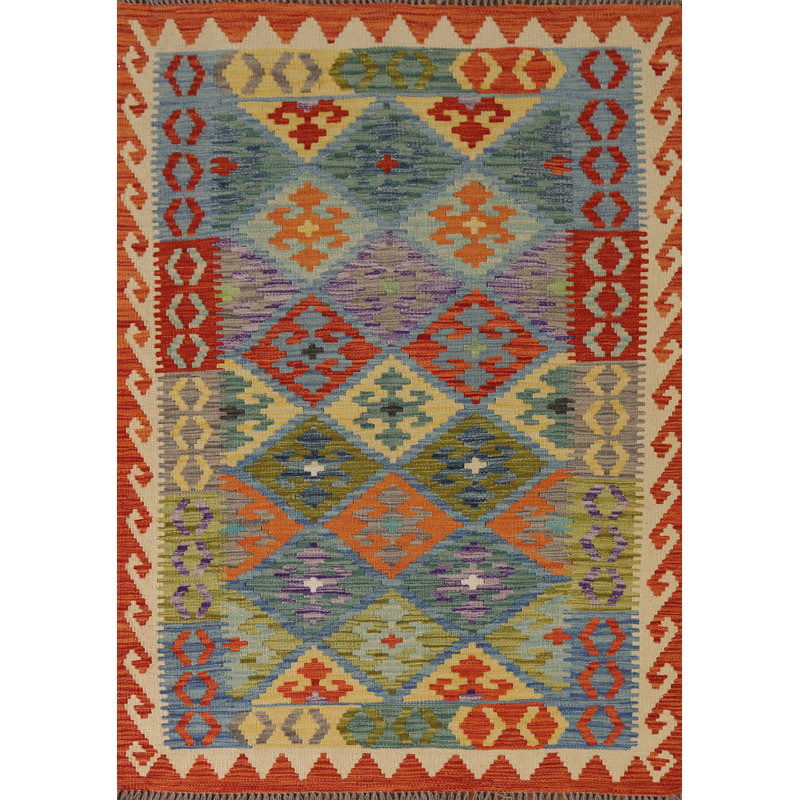 Tapis géométrique Kilim