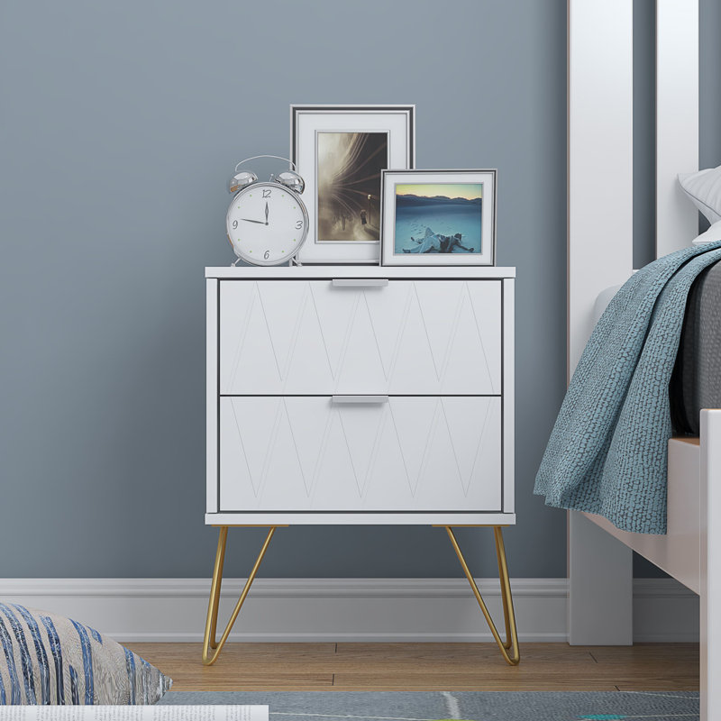 Monongah 45cm W Bedside Table