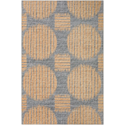 Volkard Chenille Washable Geometric Rug