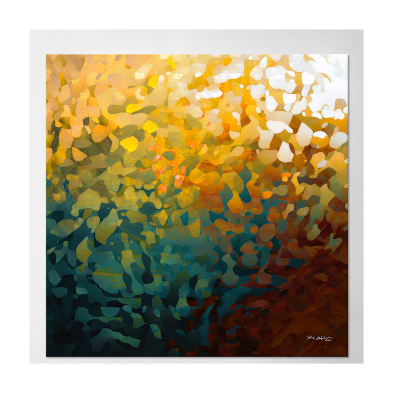 « when life » apparaît. « colossians 3:4 », impression, H 28 po x l 28 po x P 1,5 po, Toile tendue