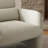 Dylan Modern Upholstered Barrel Armchair, Cream White