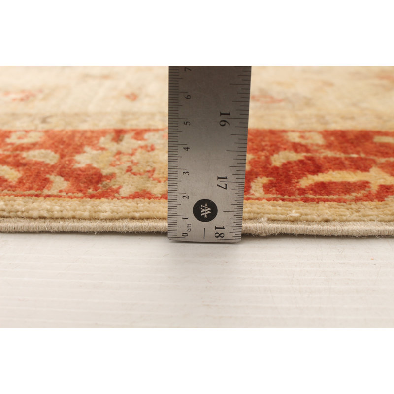 Tapis unique en laine noué à la main 2 pi 5 po x 4 pi 5 po nouvel âge Gyatri