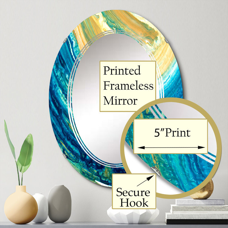 Miroir de salle de bain sans cadre, 30 po x 20 po