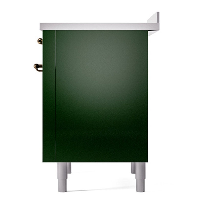 ILVE Nostalgie II 36 in Induction Range, Emerald Green/Bronze