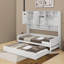 Lit de jour en bois avec couchette et tablette-1402129842-1402129837