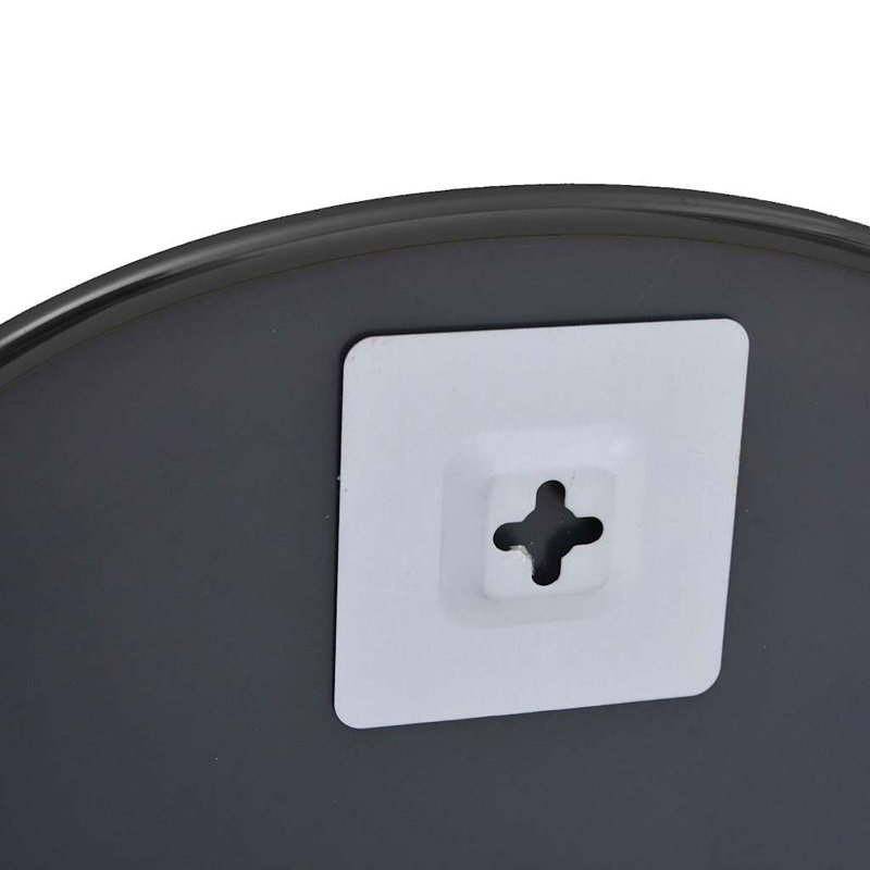 Oval Mirror, 30 cm H x 25 cm W, Black
