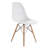 Dubuque Dining Side Chair with Metal Eiffel Base Design and Beech Wood Legs-1026037408