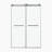 Frameless Double Sliding Shower Door