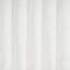 Sleek White Boucle Upholstered Bed With Wavy Headboard & Vertical Stitching, Queen