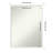 Incline Non-Beveled Wood Framed Wall Mirror-118340452-119688952