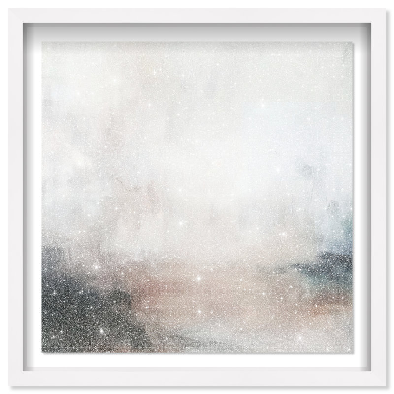 Abstract painting Shadowbox Abstract Print by Oliver Gal, Black Frame, 12 x 12, 13.5"H x 13.5"W, White Frame