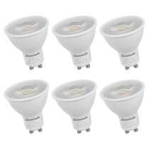 WELLHOME GU10 LED 60 Watt Equivalent Spot Light Bulb, 7W Dimmable