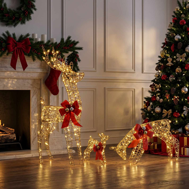 Lighted Reindeer