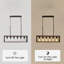 Éclairage pour îlot de cuisine Farmhouse, lustre rustique avec finition grain de bois, luminaire réglable à 6 lumières pour la salle à manger, la cuisine et le bar