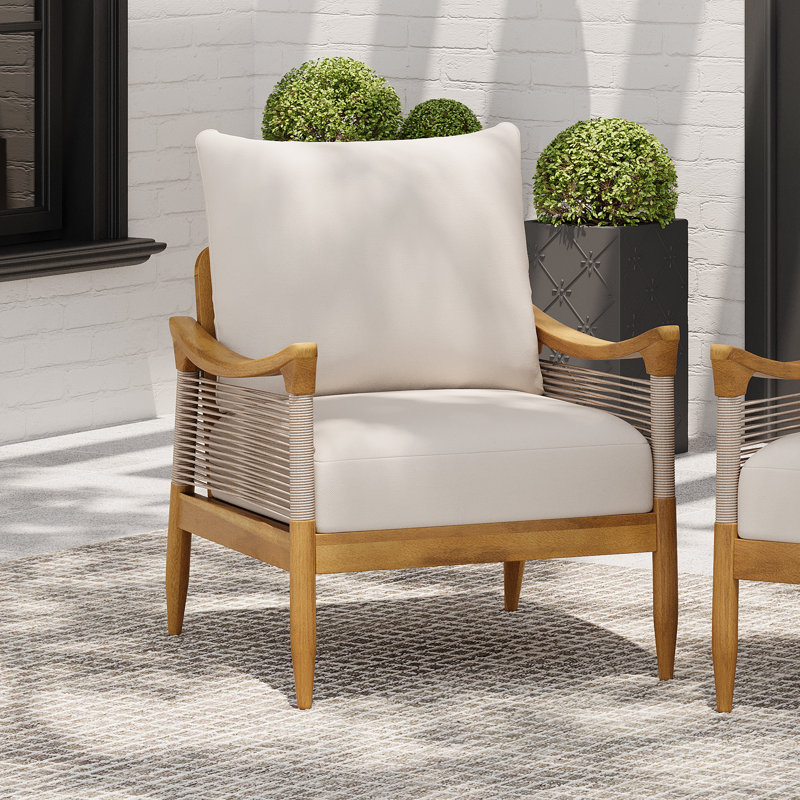 Leonel Beautifully Designed Lounge Chair, Teak