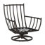 Chaise berçante pivotante en aluminium Majorca-1710640645-1710640460