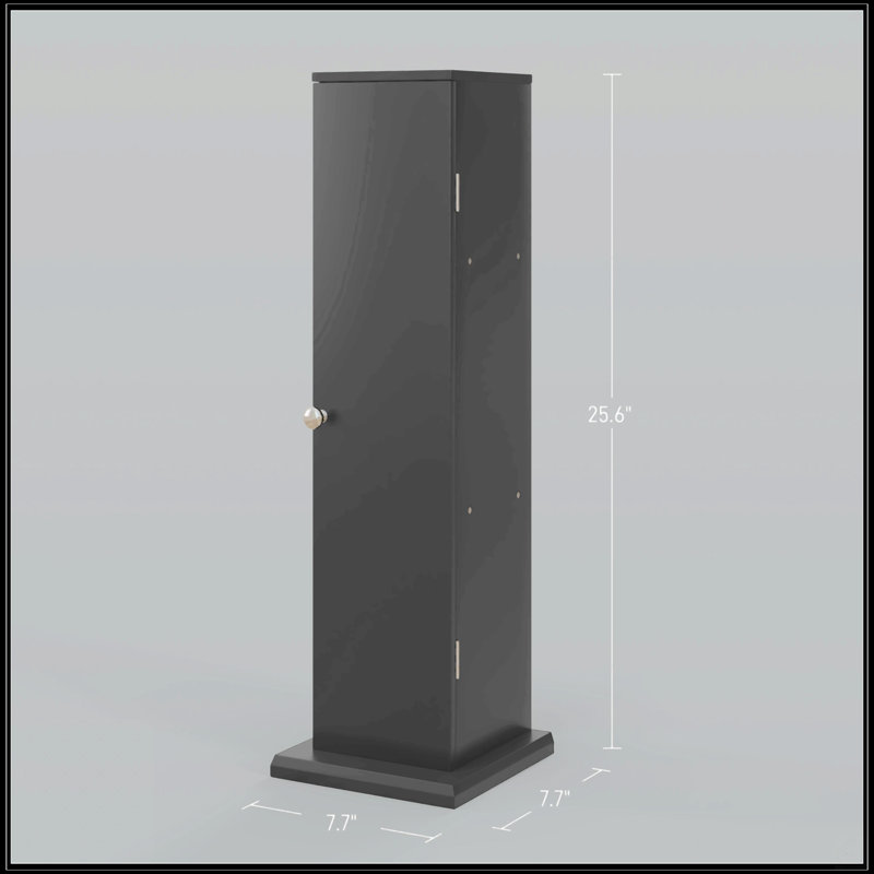 Armoire à papier hygiénique, Noir