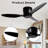 42" Flush Mount Ceiling Fan Without  Light