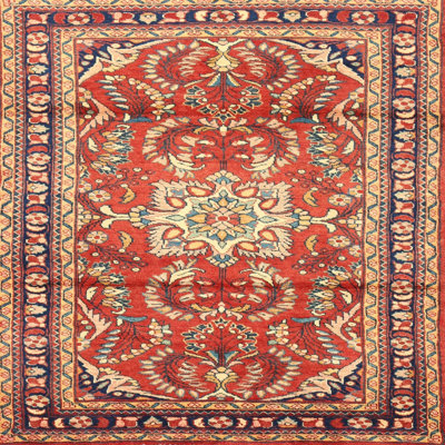 Oriental Red/Brown Area Rug