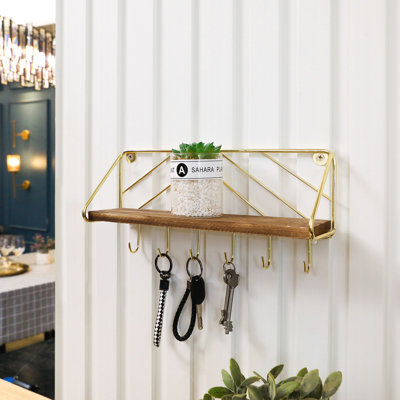 Laquitia Wall Organiser with Key Hooks